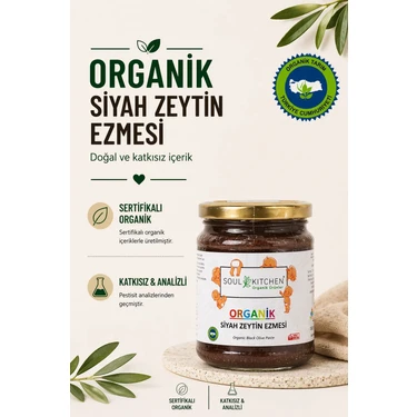 Soul Kitchen Organik Zeytin Ezmesi 180