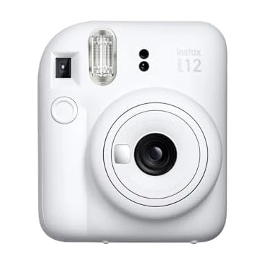 Assess Store Mini 12 Beyaz Fotoğraf Makinesi-10'lu Film ve Mini Albüm