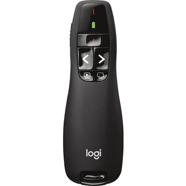 Logitech R400 Siyah Kablosuz Sunum Kumandası 15 Metreye Kadar Kablosuz Kullanım