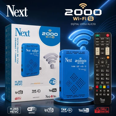 Next 2000 Wifi S Çanaklı-Çanaksız Dahili Wi-Fi  Full Hd Mini Uydu