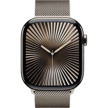 Apple Watch Series 10 Gps + Cellular 46MM Natürel Titanyum Kasa ve Natürel Milano Loop Kordon