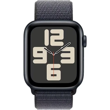 Apple Watch Se 2023 40 mm Gece Yarısı Alüminyum Kasa Spor Loop Akıllı Saat Outlet (Açıklamayı