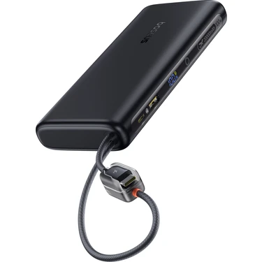 Baseus Enerfill FC41 Digital Digital Göstergeli Super Hızlı Power Bank Çift Dahili Kablolu Usb-C 