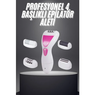 Renas Store Şarjlı Epilasyon Çok Başlıklı Ayak Bakımına Uygun Epilatör
