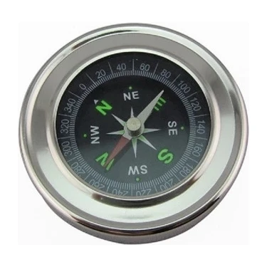 Aslanoğlu Store Yuvarlak Metal Kasa Dayanıklı Pusula