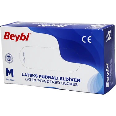 İlanib Ticaret Beybi M Pudralı Muayene Eldiveni 100LÜ