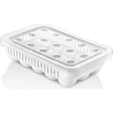15'li Sızdırmaz Yumurta Saklama Kabı - Pratik ve