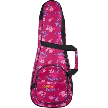 Hibiskus Pembe Renkli Soprano Ukulele Taşıma