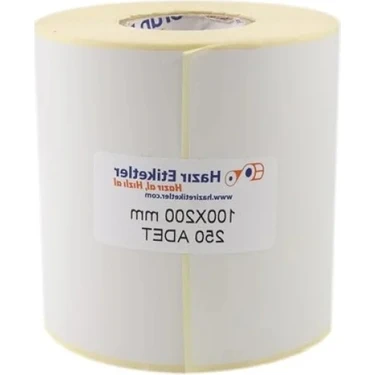 100MM x 200MM Eko Termal Etiket - 250 Adet