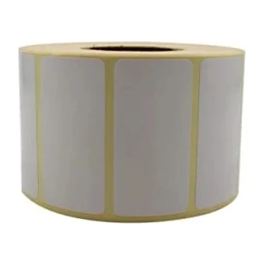 Baskısız Kuşe Etiket 60MM x 30MM Ruloda 1000