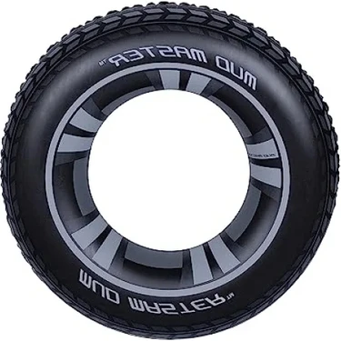 Teker Desenli 91 cm Yüzme Simidi, Dayanıklı Pvc