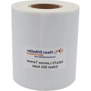 Lamine Termal Etiket 100MM x 70MM, 500 Adet