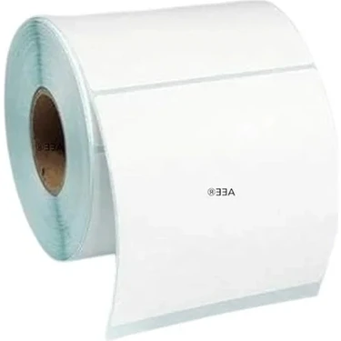 500 Sarım 100X100 Termal Etiket, Suya Dayanıklı Barkod