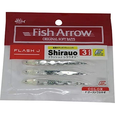 Esranın Dünyası Flash-J Shirasu 3" (5 Adet/paket) F38 F Ghost Smelt
