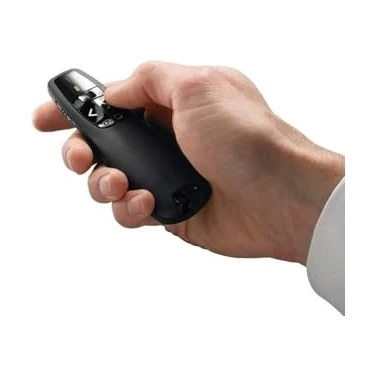 Esranın Dünyası Kablosuz Sunucu Lazer Powerpoint Sunum Cihazı USB Alıcılı Slayt Değiştirici