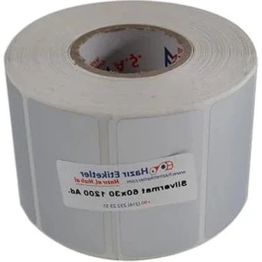 Esranın Dünyası Ruloda 1200 Adet 60MM x 30MM Demirbaş
