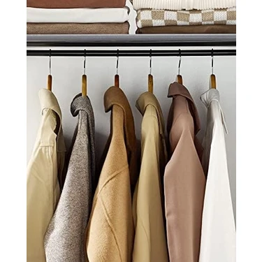 RYG02GY Elbise Dolabı, 2 Elbise Askılı Gardırop, Kıyafet Muhafazası, Kumaş Dolap, Elbise Askısı,