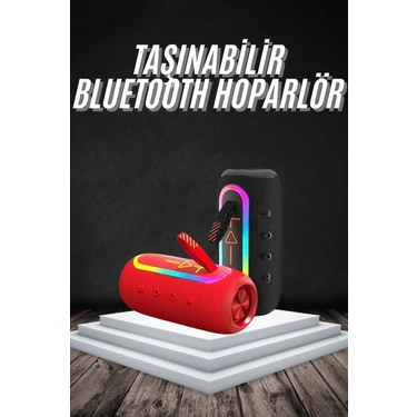TKÇ Bluetooth Hoparlör USB Şarjlı Uzun Pil Ömrü Android ve Ios Uyumlu