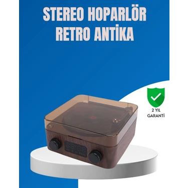 TKÇ Stereo Bluetooth Hoparlör – Gece Lambalı ve Saat