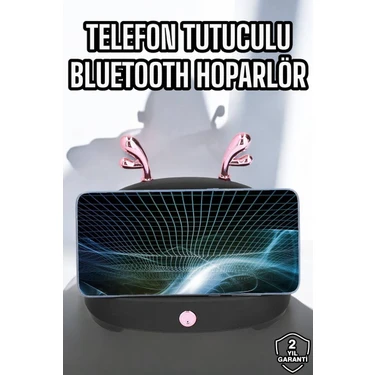 TKÇ Yeni Nesil Akıllı Hoparlör Telefon Tutacağı Uzun Pil Ömrü Yüksek Ses