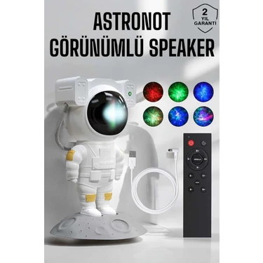 TKÇ Astronot Görünümlü Projeksiyon Speaker