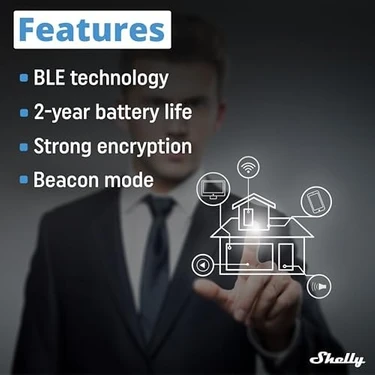 Blu Rc Düğmesi 4 | Akıllı Bluetooth 4 Düğmeli Uzaktan Kumanda | Ev Otomasyonu | Ios Uygulaması |