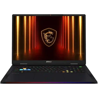 MSI Msı Raıder A18 Hx A8WHG-280TR Ryzen 9-8940HX 32GB Ddr5 1tb 12GB Rtx 5070 Ti 18″qhd 240 Hz