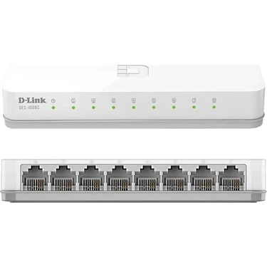 Senka D-Link DES-1008C 10/100 Mbps 8 Port Ethernet