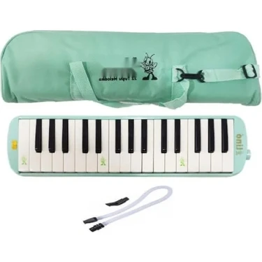Esranın Dünyası Pastel Yeşil Melodika - 32 Tuşlu Taşıma Çantası