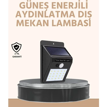 İlanib Ticaret Enerji Tasarruflu ve Otomatik Sensörlü LED Güneş Işığı – Dış Mekan