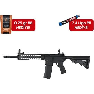 Evolution Recon Superlite Carbontech Siyah Airsoft Tüfeği + 7.4V Lipo