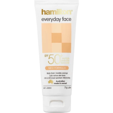 Hamilton Hamilton Everyday Face SPF50+ Güneş Kremi 75