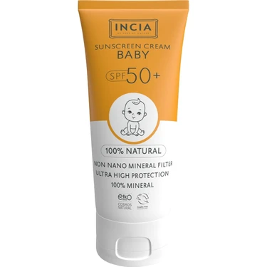 Doğal Bebek Güneş Kremi Leke Karşıtı Mineral Filtreli Yüksek Koruma SPF50 Uva Uvb 50