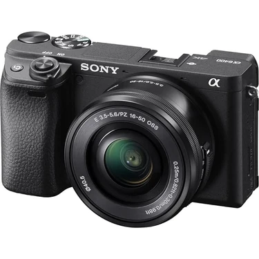 Alpha A6400 Aps-C Aynasız Fotoğraf Makinesi , 16-50 mm Power Zoom Lensli Kit (ILCE-6400L) (Sony