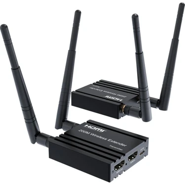 Taplin Wireless HDMI Extender 4K H.265 1920x1080p/60Hz 200 Fiyatı