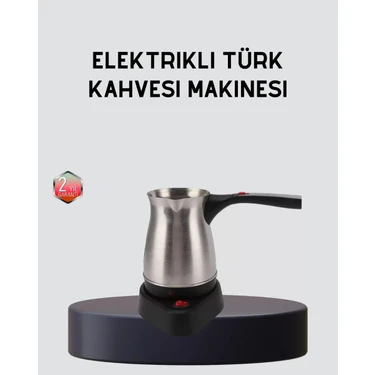 Esranın Dünyası Elektrikli Türk Kahvesi Cezvesi 800W Kablosuz Döner