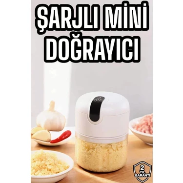 Esranın Dünyası El Rondosu Mini Şarjlı Doğrayıcı Taşınabilir 250
