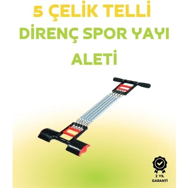 Kanonik Education Paslanmaz Çelik Yaylı Çoklu Dirençli Kol ve Gövde Egzersiz