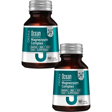 Orzax Ocean Magnezyum Complex 60 Tablet x 2 Adet Fiyatı
