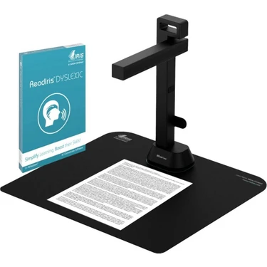 Iriscan Irıscan Desk Pro 6 Disleksi: Metin Tarama, Konuşma, Kitap Tarayıcı, Ocr Belge Tarayıcı 21MP