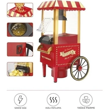TeknoKapsül Yağsız Mısır Popcorn Makinesi