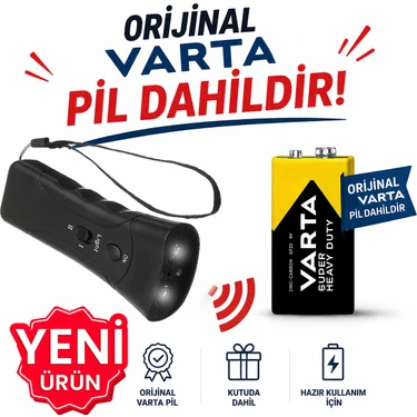 Erol Av Ultrasonik Köpek Kovucu & Eğitici Model 2 - 150 Db Güçlü