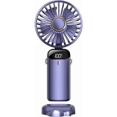 5 Kademeli Güçlü Üfleme Kapasiteli Taşınabilir Mini Fan -