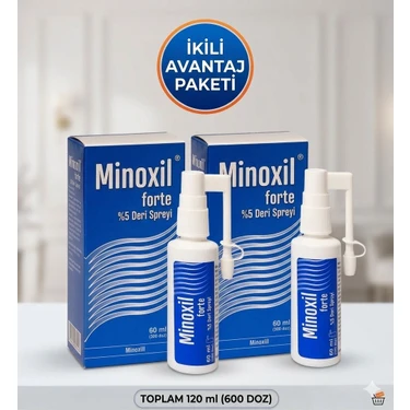 Humanis Minoxil Forte Ikili Paket Saç