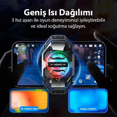 İlk El Grup Ieg™ Memo DL20 Aı Yarı Iletken Dondurucu Arka Klipsli Soğutma Radyatörü IPhone Android