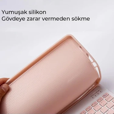 İlk El Grup  Xiamoı Redmi Pad Se Kılıf KC01 Smart Klavyeli Tablet Kılıfı -