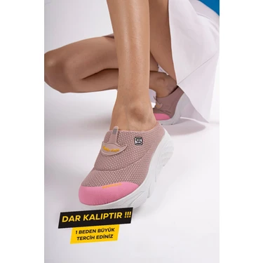 Sandal Spor Kadın Dolgu Taban Ortopedik File Sabo Doktor Hemşire Hastane Aşçı Terliği SS001-0278