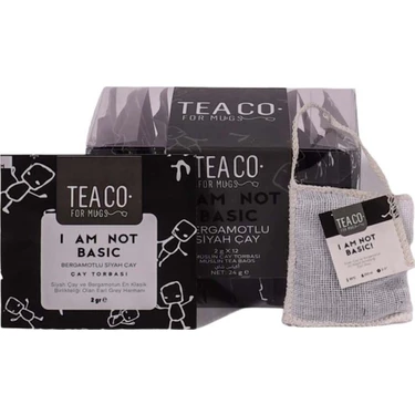 Tea Co I Am Not Basic 24 gr Bergamotlu Siyah Çay Doğal ve Katkısız Ferahlatıcı