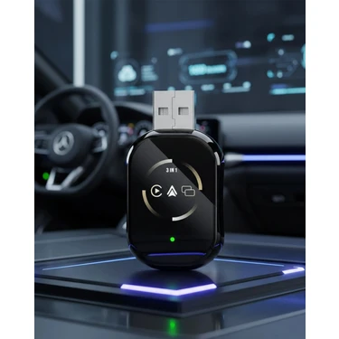 İlk El Grup Kablosuz Carplay ve Android Auto Adaptörü Tak Çalıştır