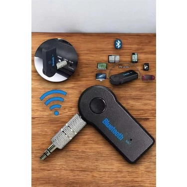 İlk El Grup Tüm Araçlara Uyumlu Aux Car Bluetooth Kablosuz Araç Bağlantı